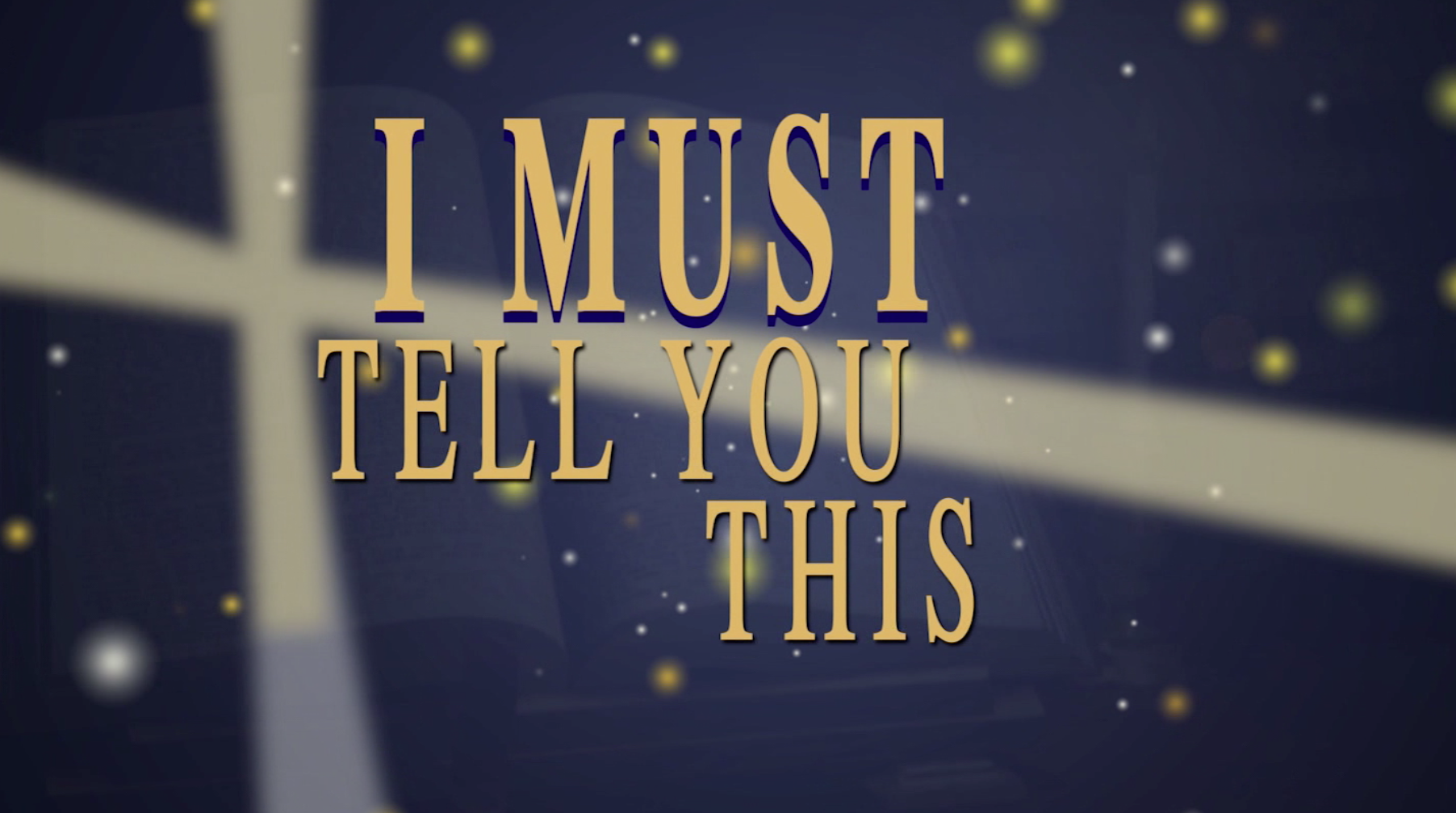 I Must Tell You This with Rev. Roy Victor
