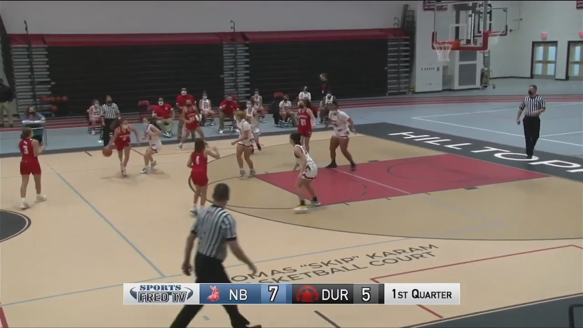 Thumbnail image for Girls' Basketball: NB at Durfee, Jan. 5
