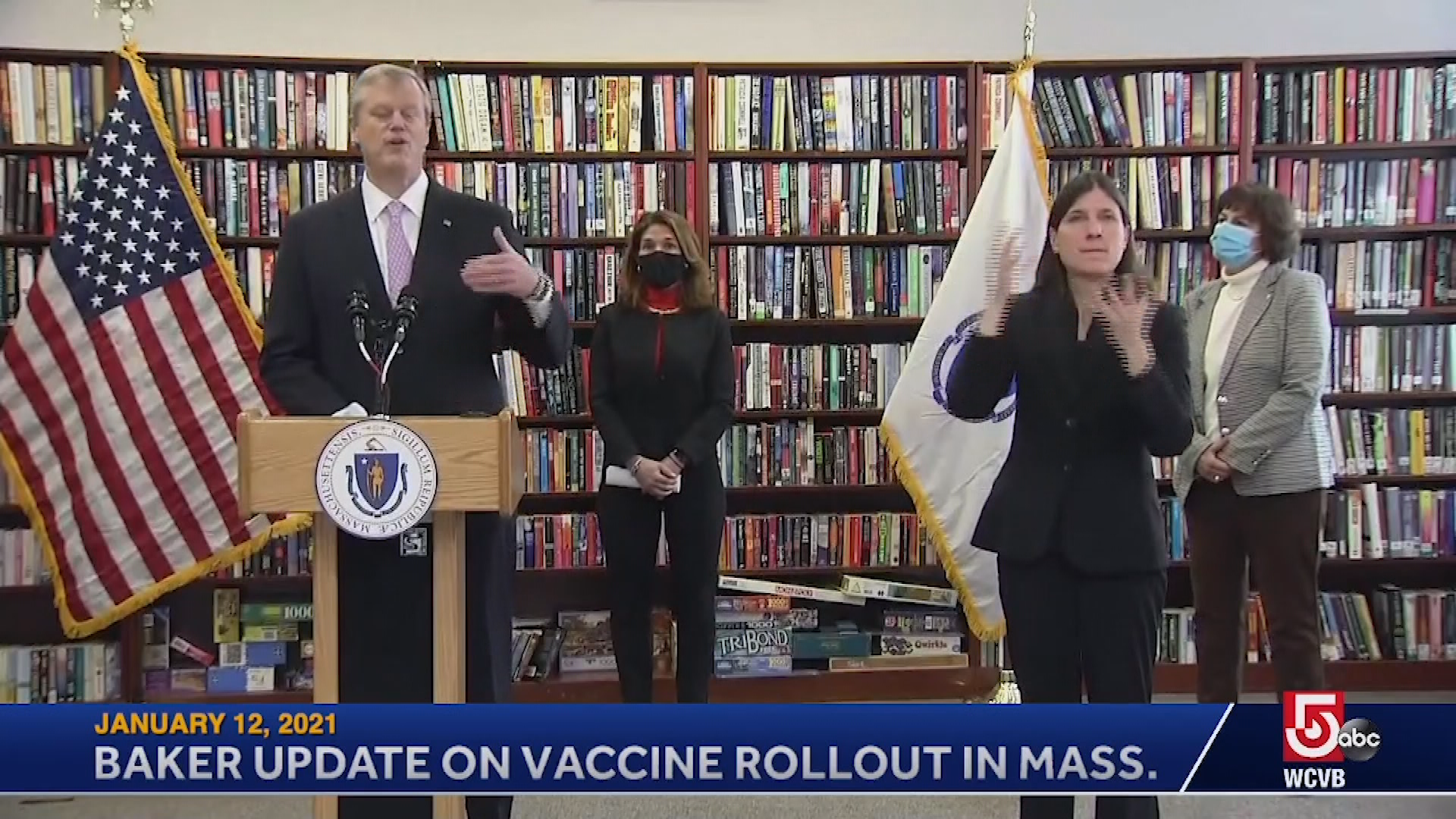Thumbnail image for Governor Baker's COVID-19 Update, Jan. 12