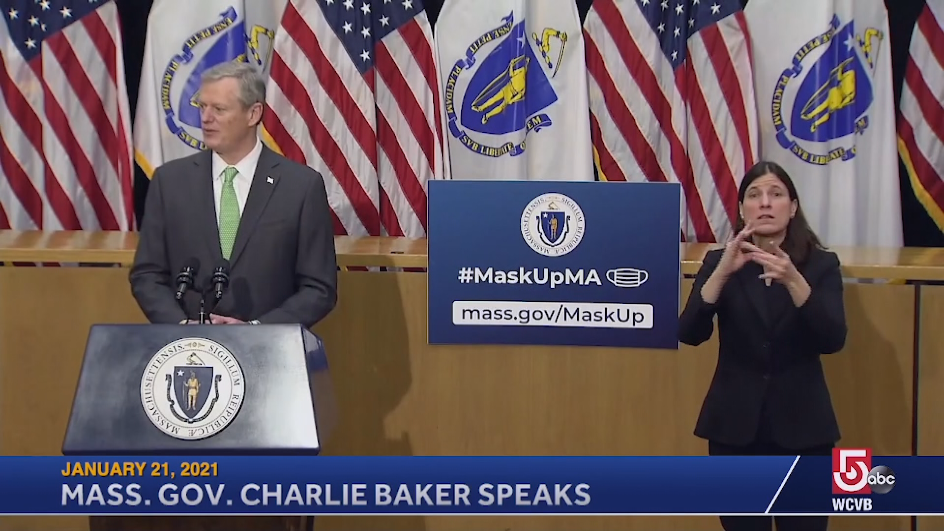Thumbnail image for Governor Baker's COVID-19 Update, Jan. 21