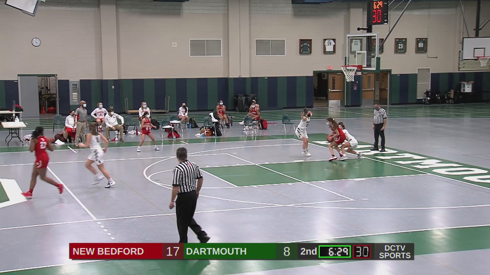 Thumbnail image for Girls Basketball: NB at Dartmouth, Feb. 5