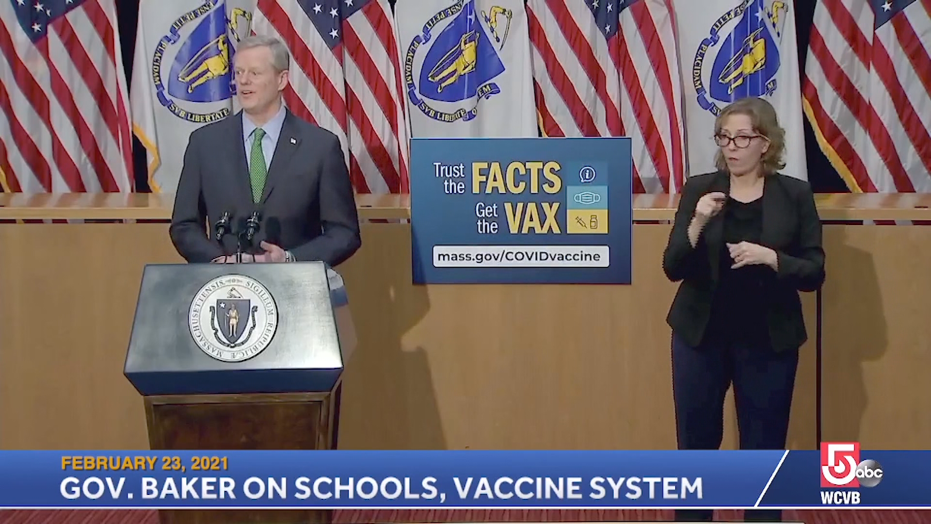 Thumbnail image for Governor Baker's COVID-19 Update, Feb. 23