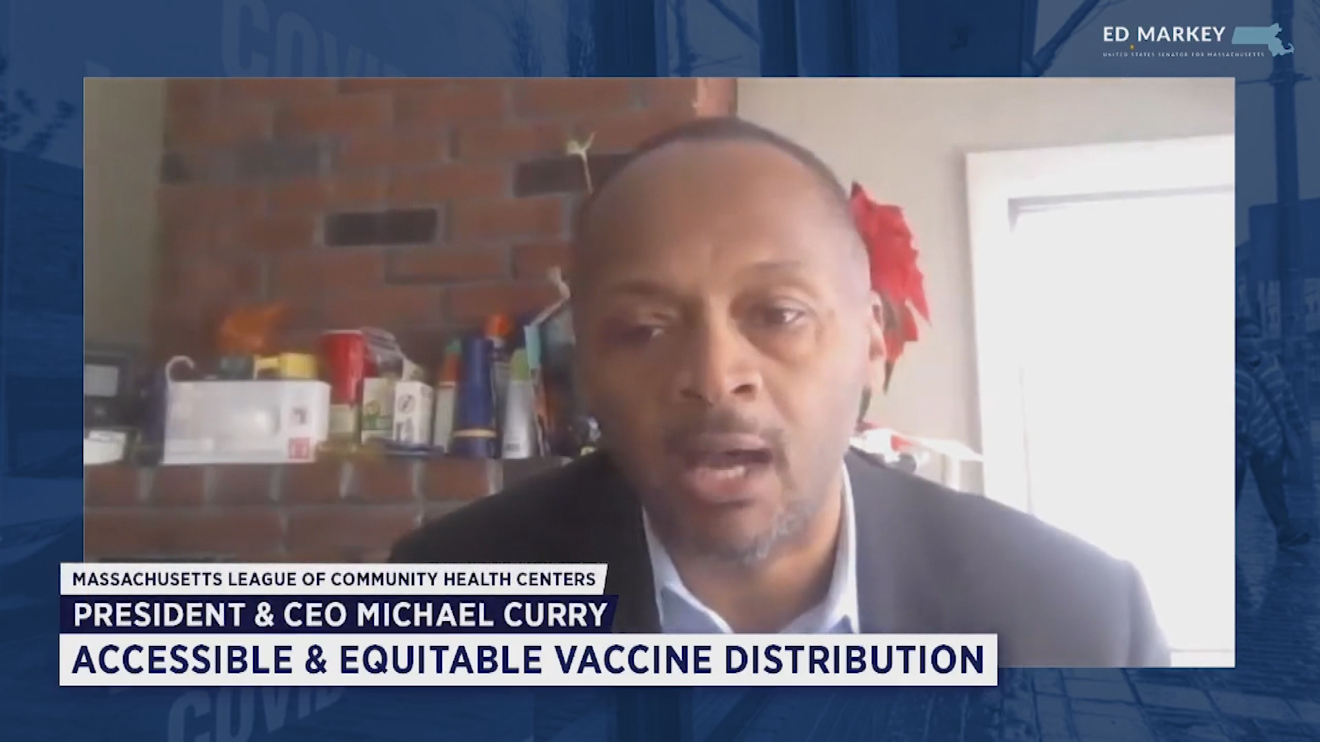 Thumbnail image for Senator Ed Markey Livestream on Vaccine Equity