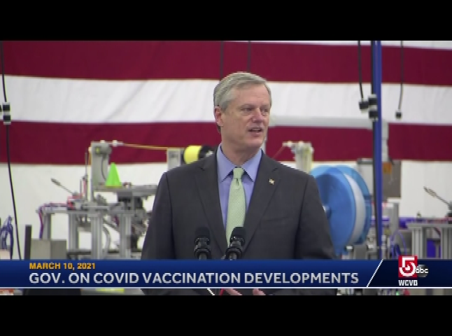 Thumbnail image for Gov. Baker's COVID-19 Update March 10 2021