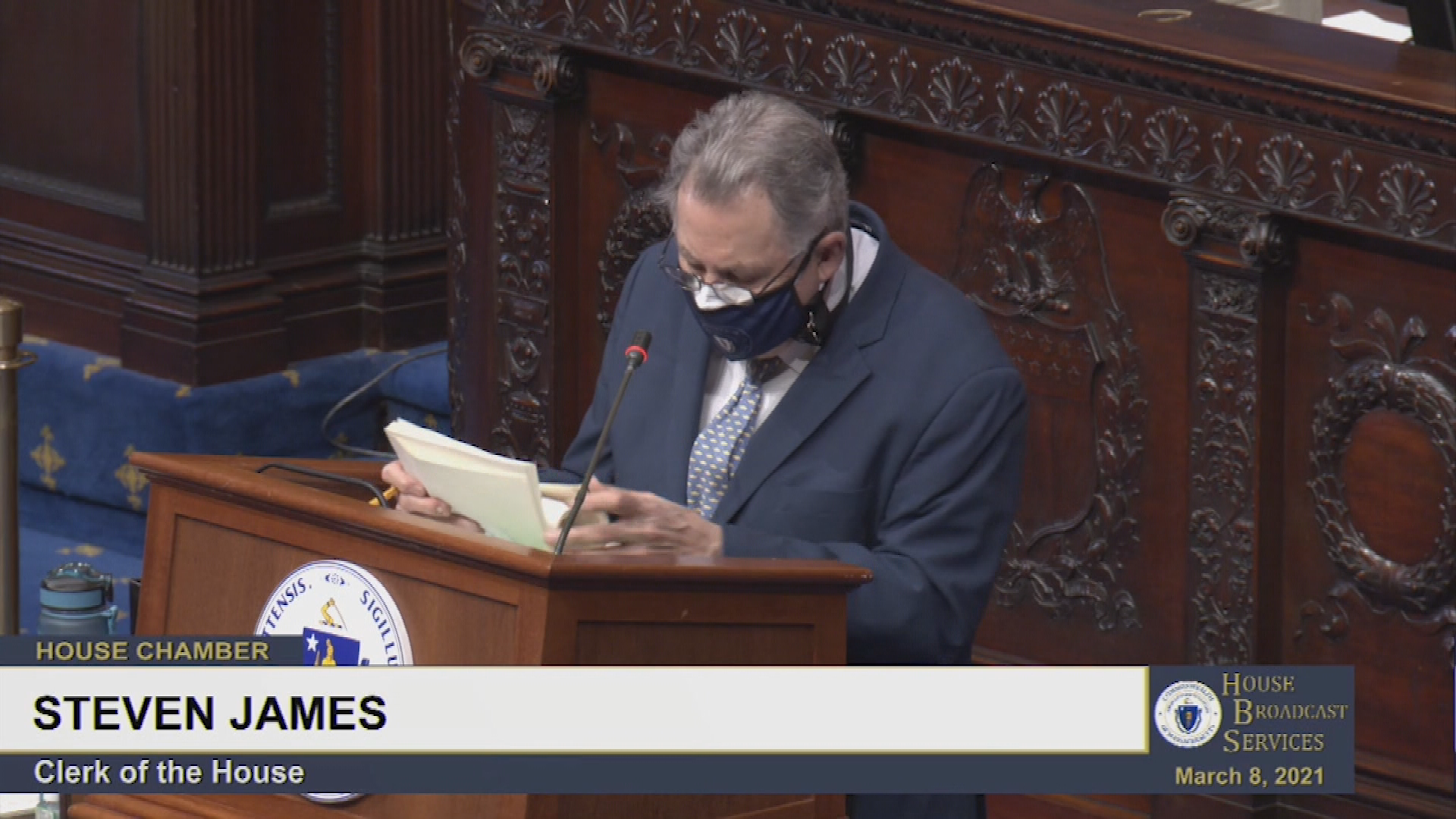 Thumbnail image for MA House of Representatives, March 8 & 10