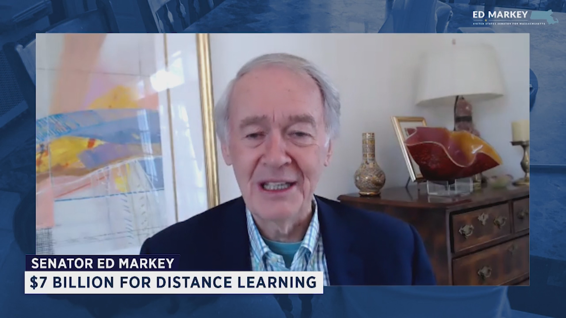 Thumbnail image for Senator Markey on Distance Learning Funds