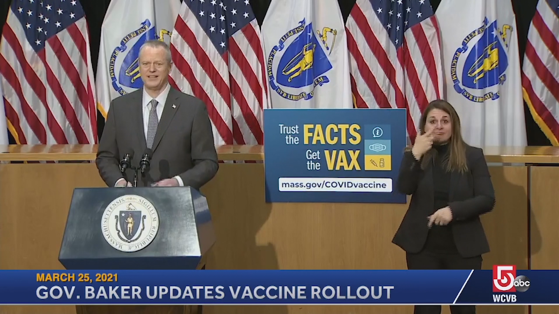 Thumbnail image for Governor Baker's COVID-19 Update, March 25