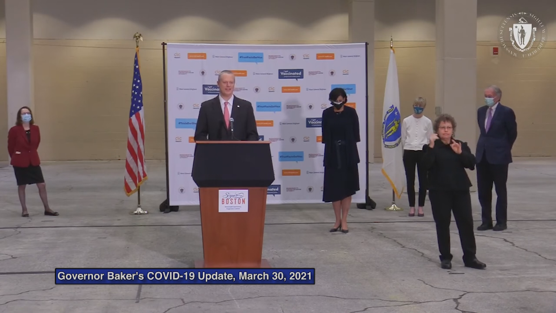 Thumbnail image for Governor Baker's COVID-19 Update, March 30