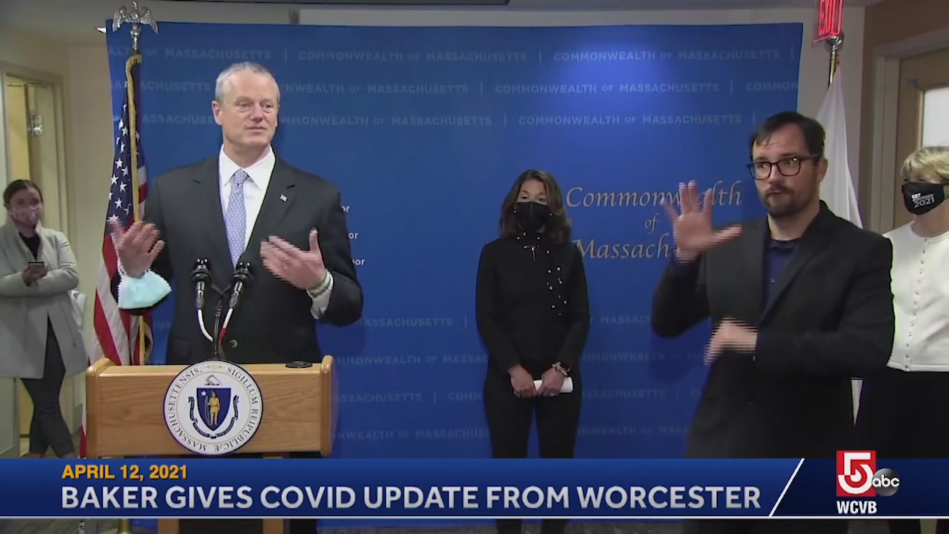 Thumbnail image for Governor Baker's COVID-19 Update, April 12