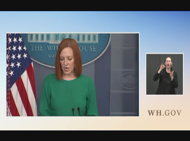 Thumbnail image for White House Press Briefing April 27 2021
