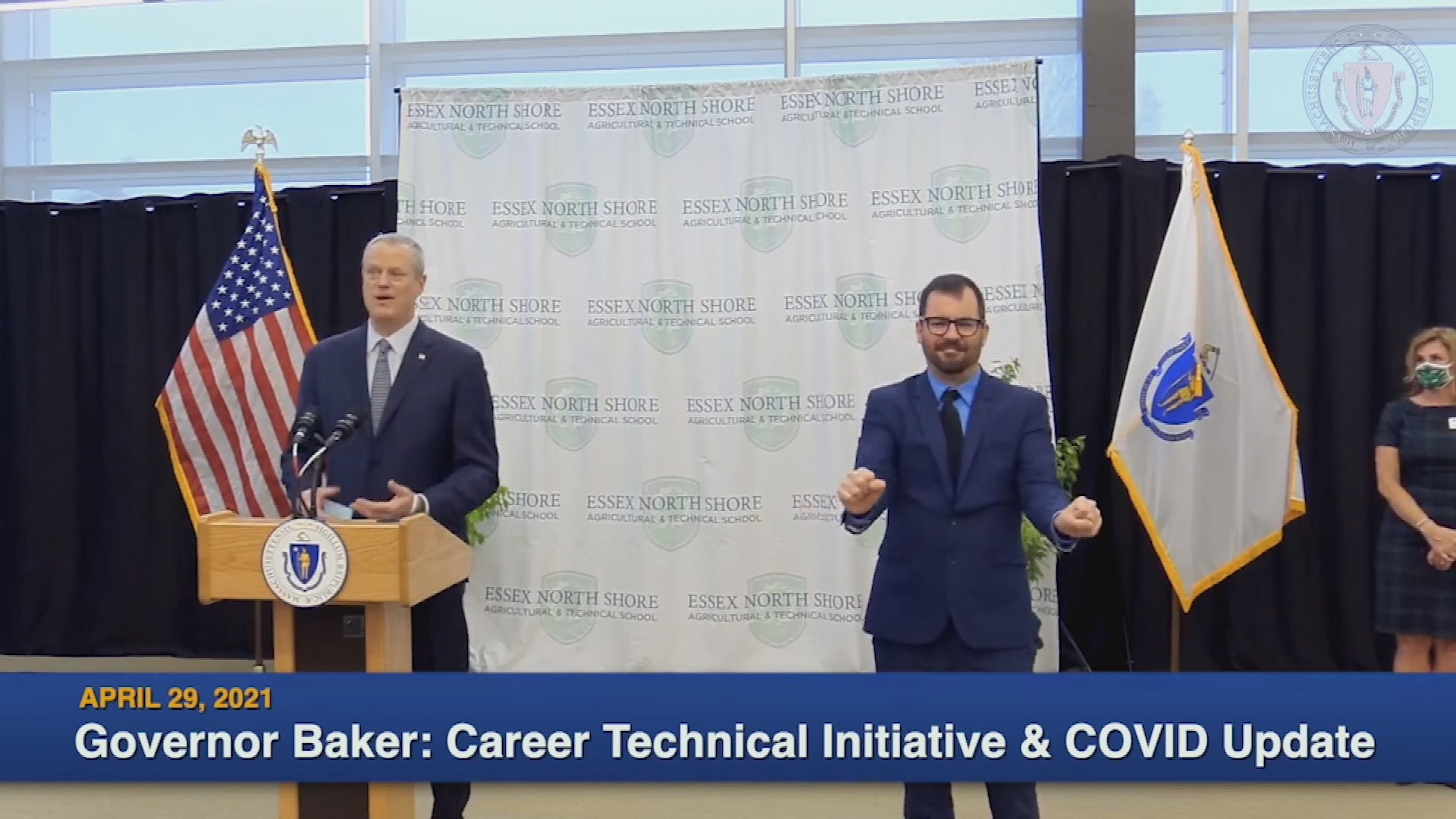 Thumbnail image for Governor Baker on Career Technical Initiative, April 29