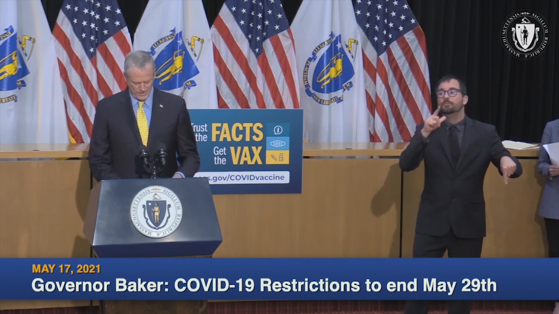 Thumbnail image for Governor Baker's COVID-19 Update, May 17