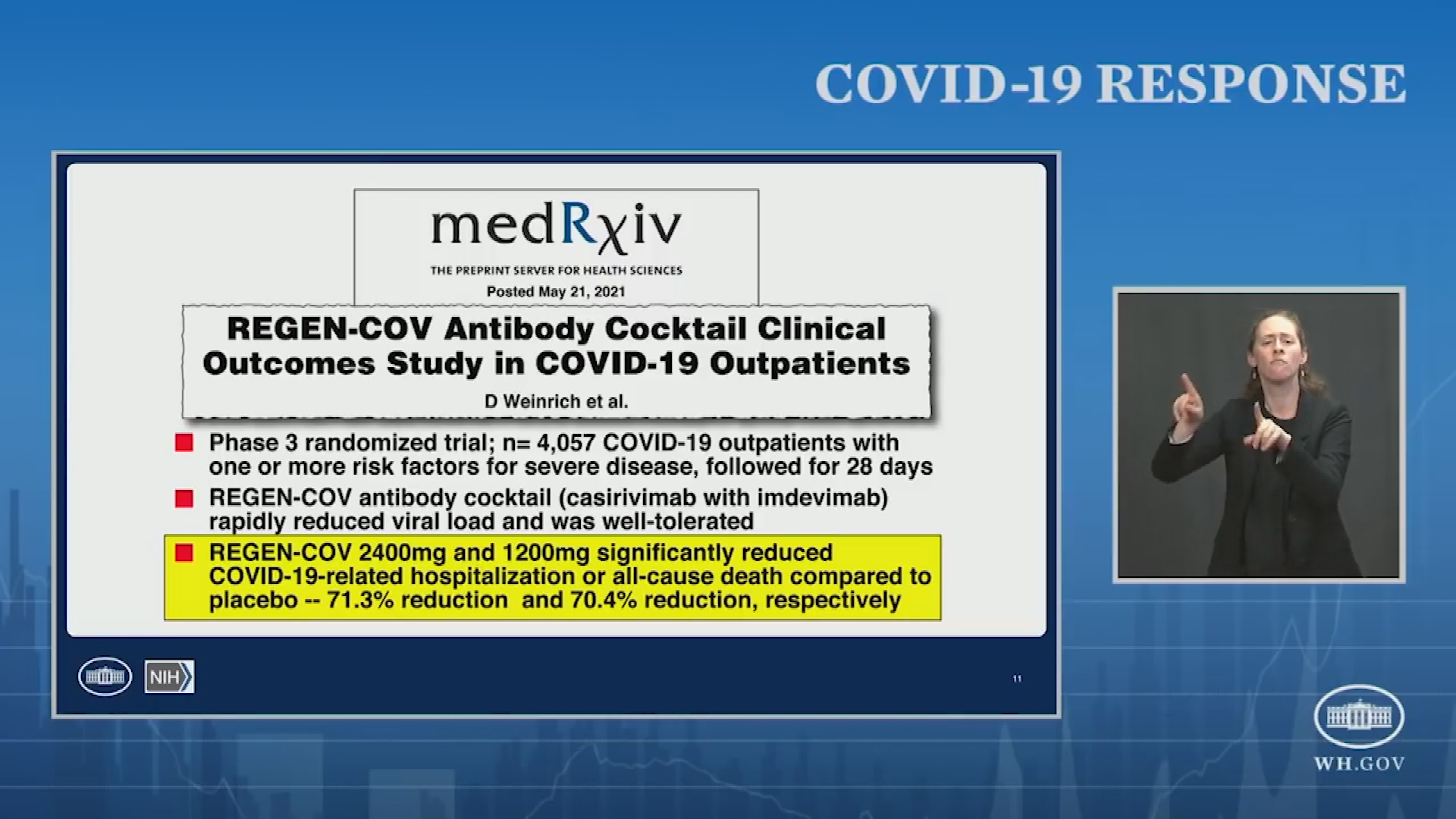 Thumbnail image for White House COVID-19 Update, May 25