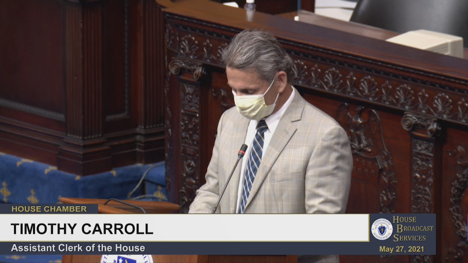 Thumbnail image for MA House of Representatives, May 27