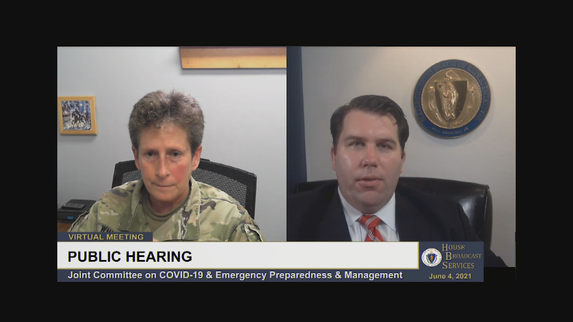Thumbnail image for MA Committee on Emergency Preparedness, part 1