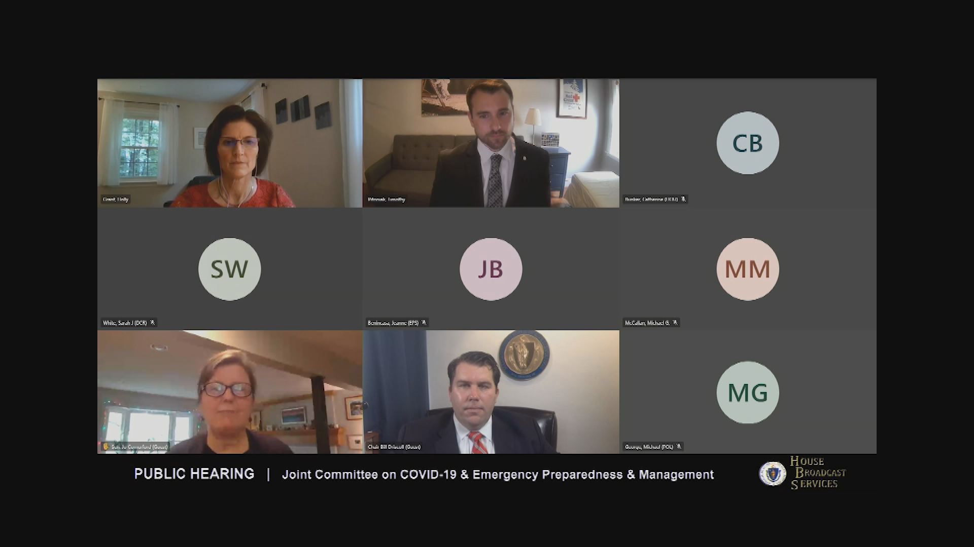 Thumbnail image for MA Committee on Emergency Preparedness, part 1