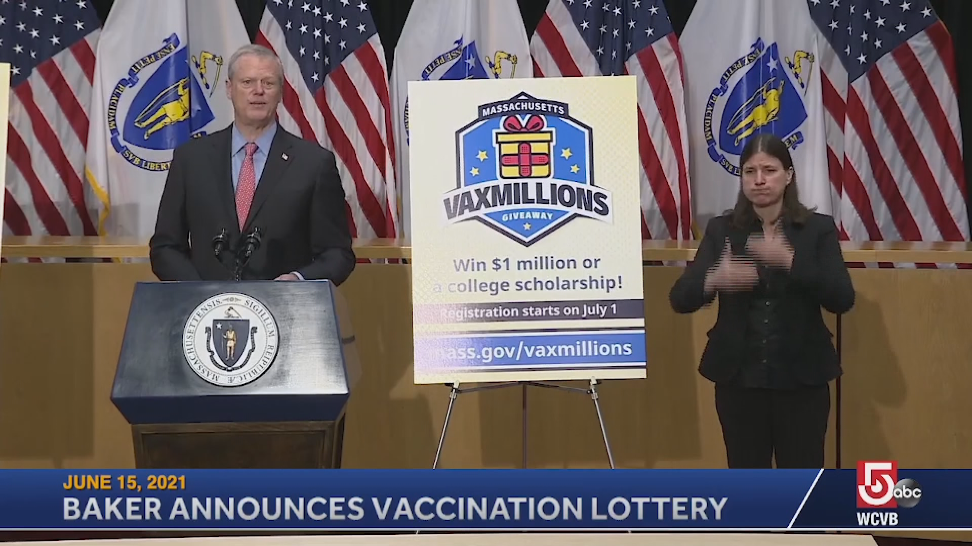Thumbnail image for Governor Baker's COVID-19 Update, June 15