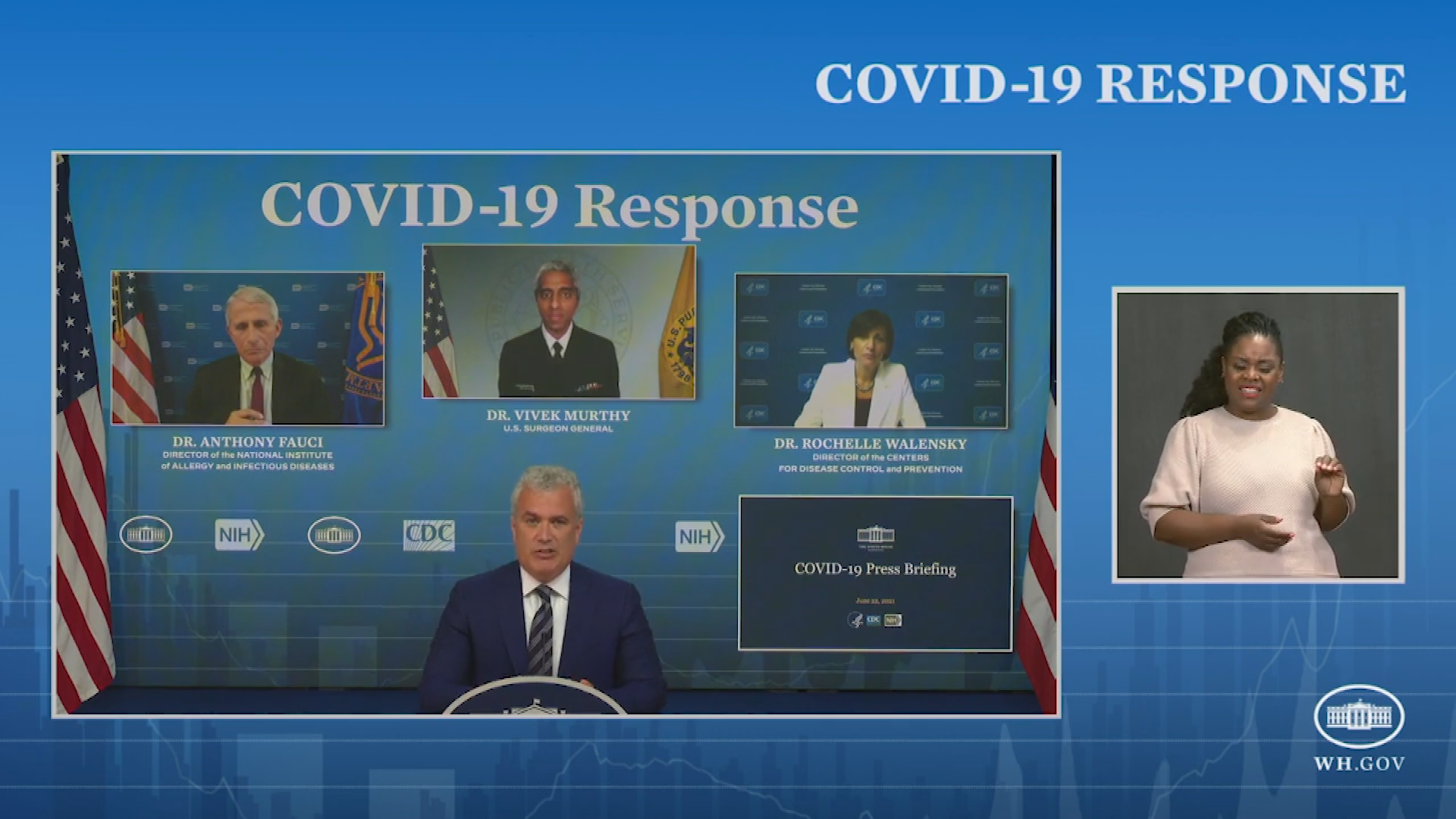Thumbnail image for White House COVID-19 Update, June 22