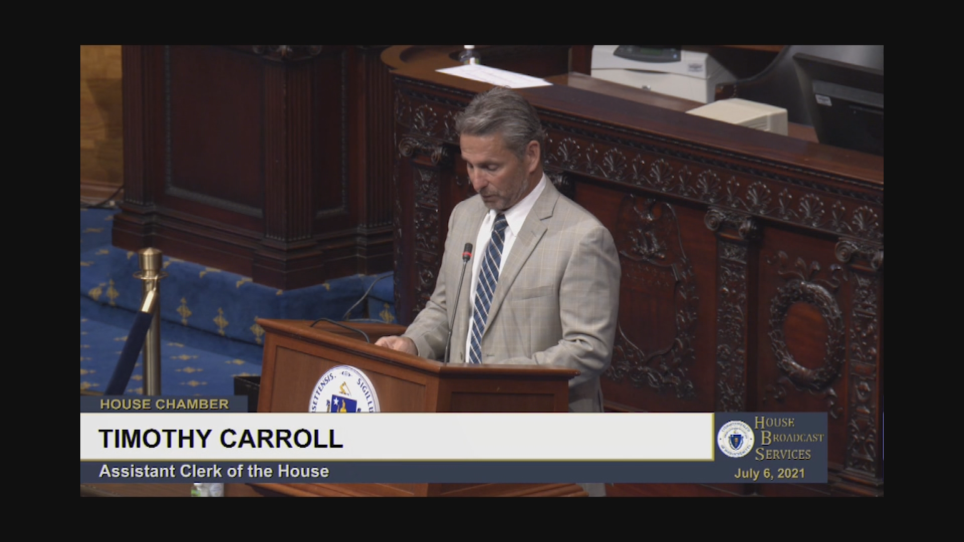 Thumbnail image for MA House of Representatives, July 6 & 8