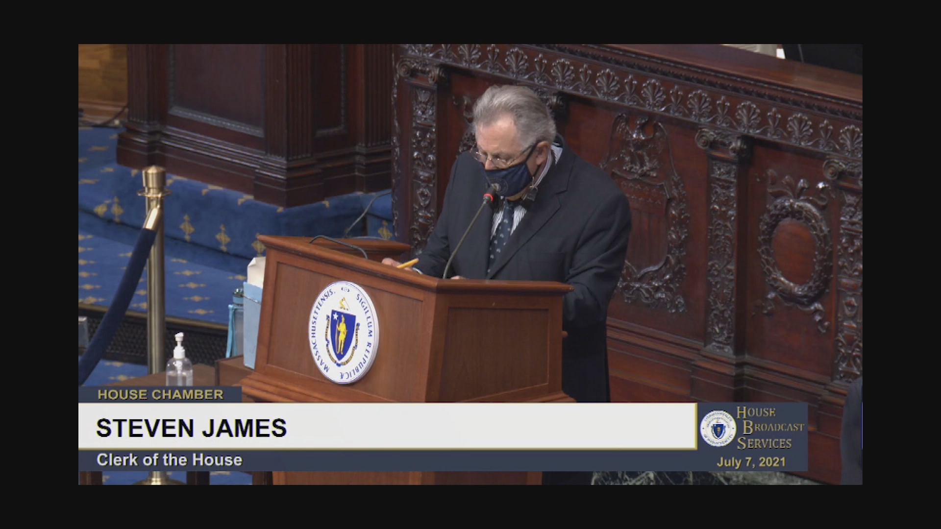 Thumbnail image for MA House of Representatives, July 7