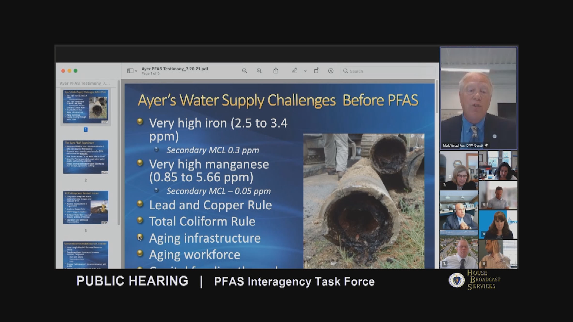 Thumbnail image for PFAS Interagency Task Force, July 20