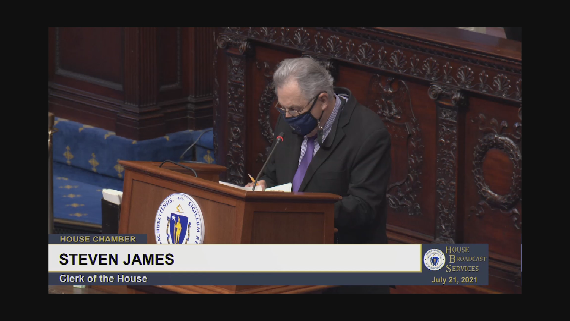 Thumbnail image for MA House of Representatives, July 19 & 21