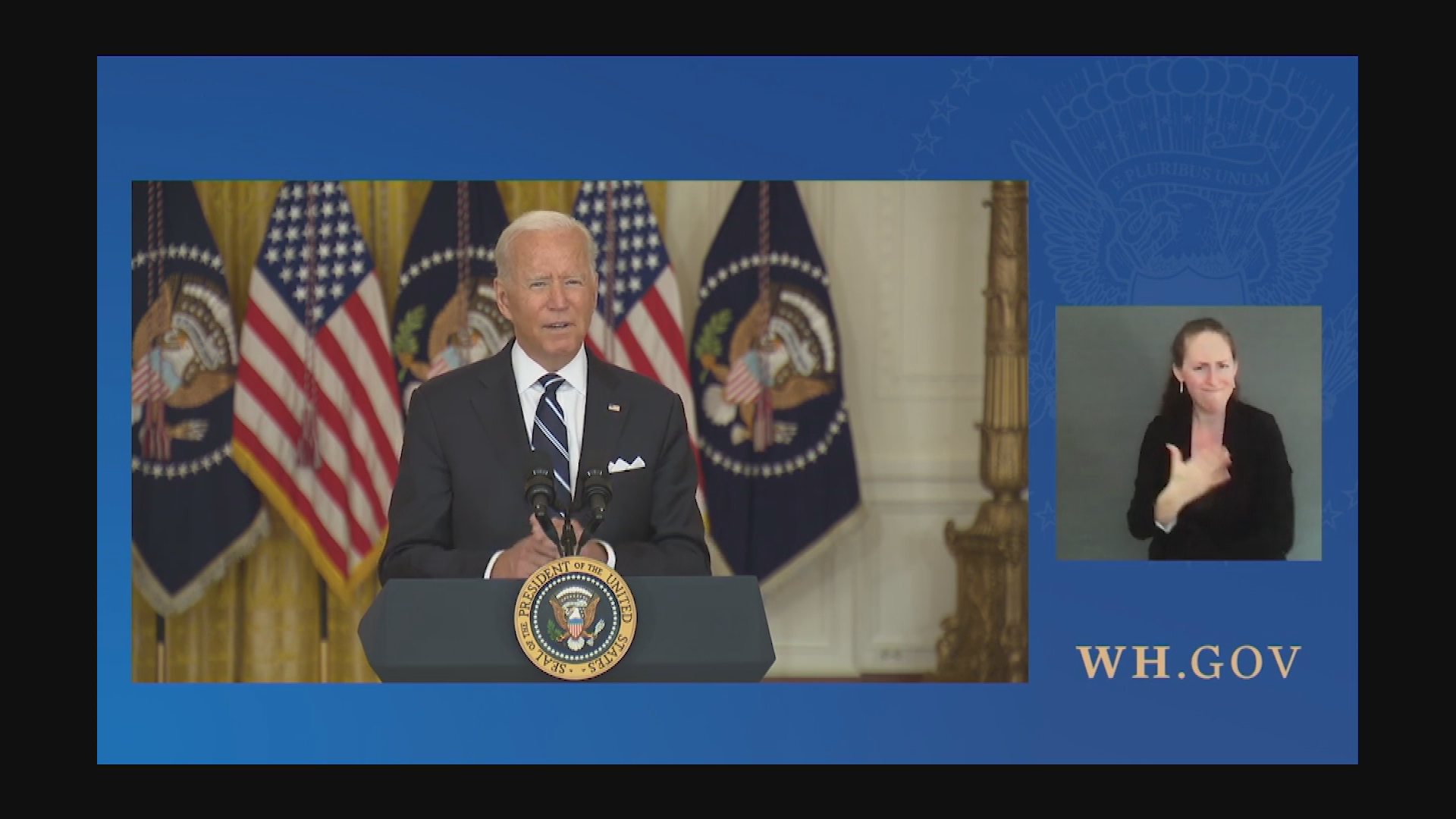 Thumbnail image for President Biden on COVID and Vaccinations, Aug. 18
