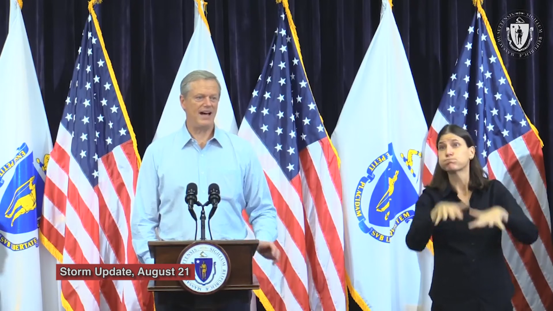 Thumbnail image for Governor's Storm Update, Aug. 21