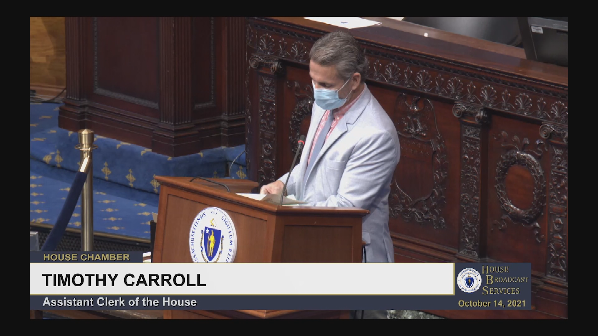 Thumbnail image for MA House of Representatives, Oct. 12-14