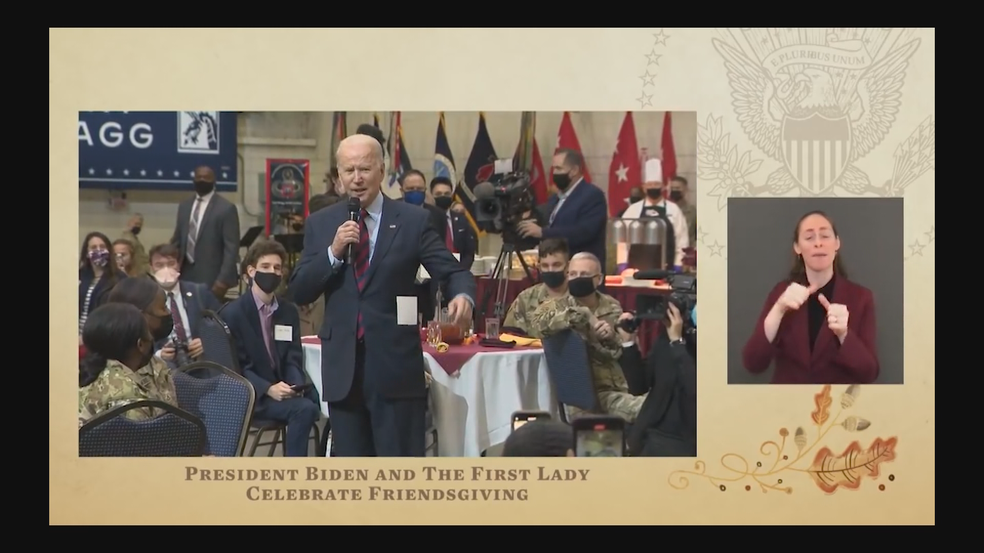 Thumbnail image for President Celebrates Friendsgiving