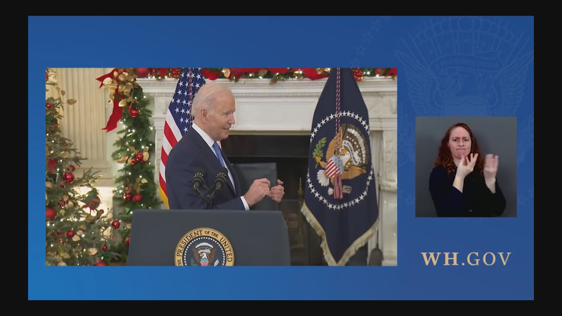 Thumbnail image for President on the COVID-19 Crisis, Dec. 21