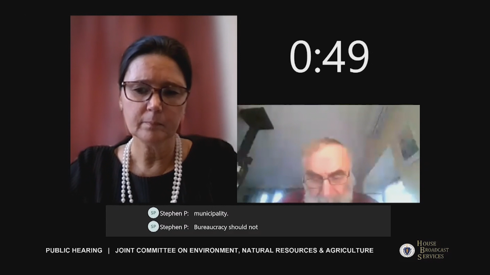 Thumbnail image for MA Committee on Environment, pt. 1, Dec. 14