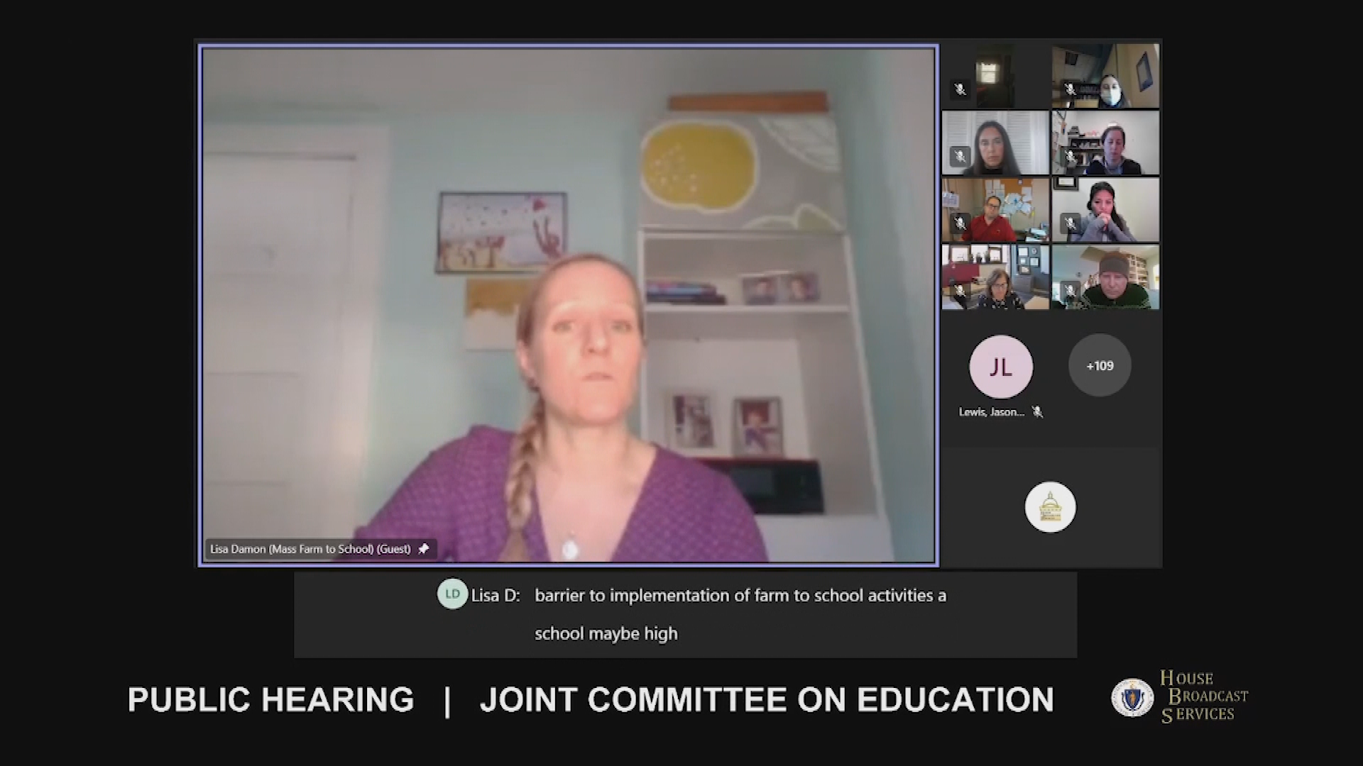 Thumbnail image for MA Committee on Education, pt. 1, Jan.4