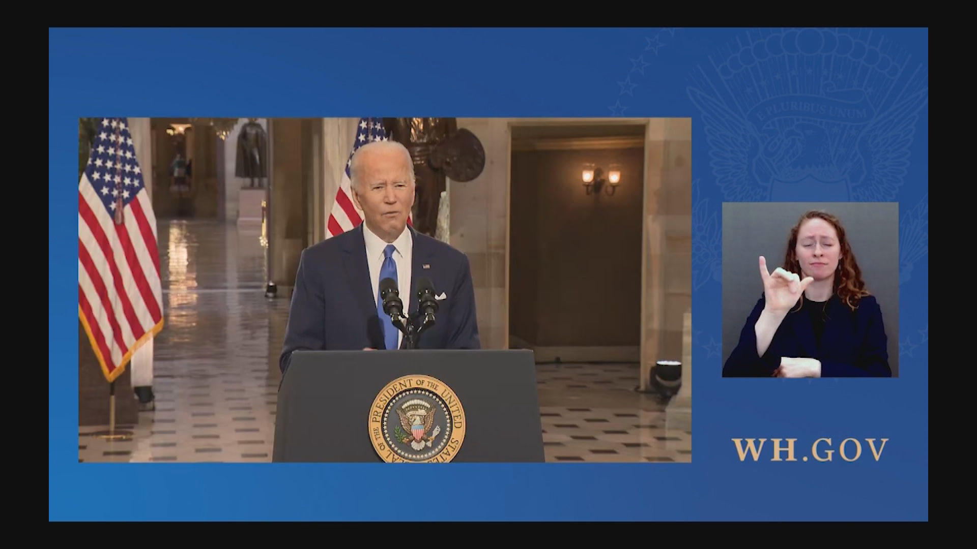 Thumbnail image for Remarks to Mark One Year Since the Deadly Assault on the Capitol