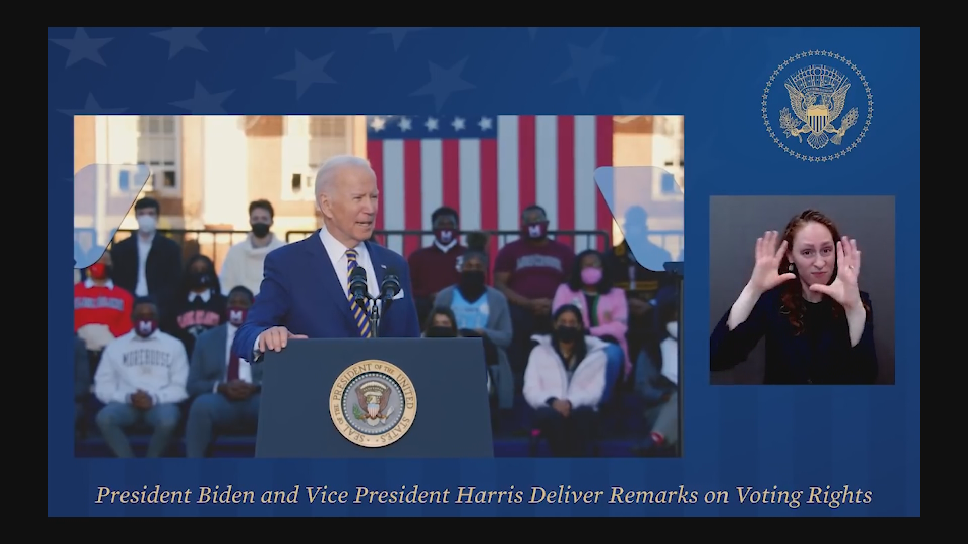 Thumbnail image for President & V.P. Speak on Voting Rights, Jan. 11