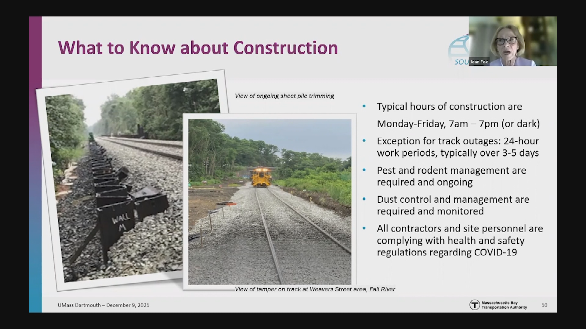 Thumbnail image for UMass Dartmouth: SouthCoast Rail Update
