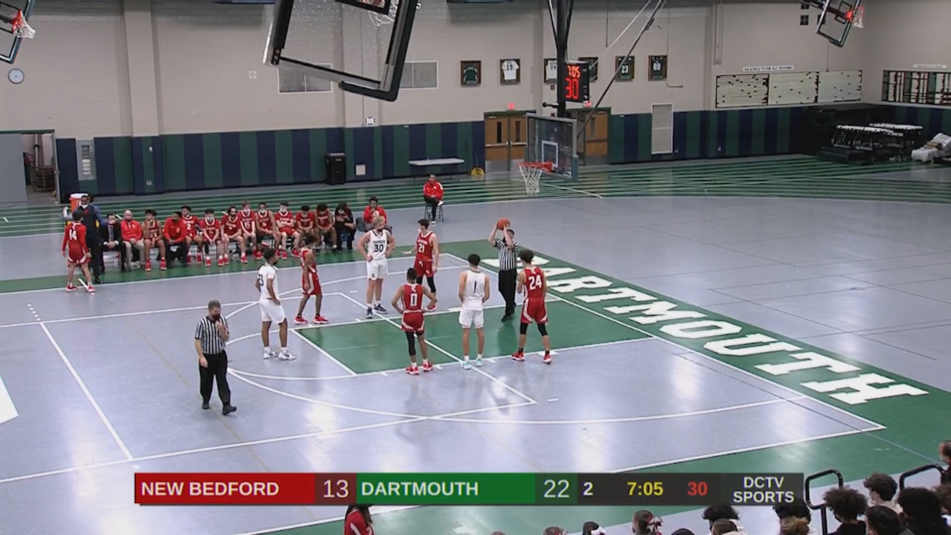 Thumbnail image for Boys Basketball: NB at Dartmouth, Jan. 18