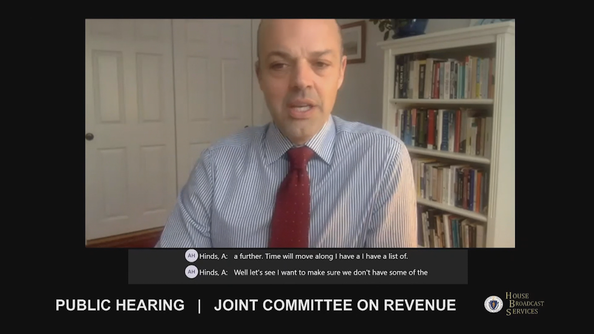 Thumbnail image for MA Committee on Revenue, Jan. 25