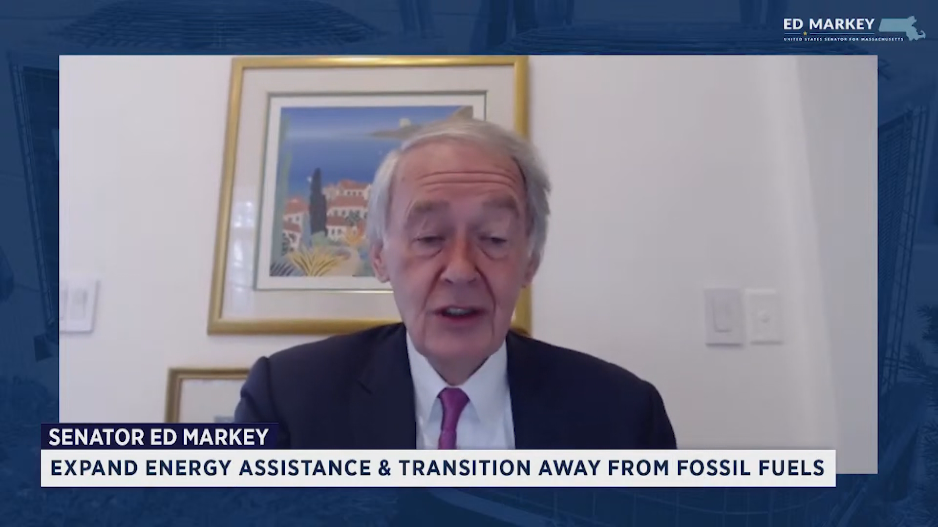 Thumbnail image for Senator Markey: Transition from Fossil Fuels