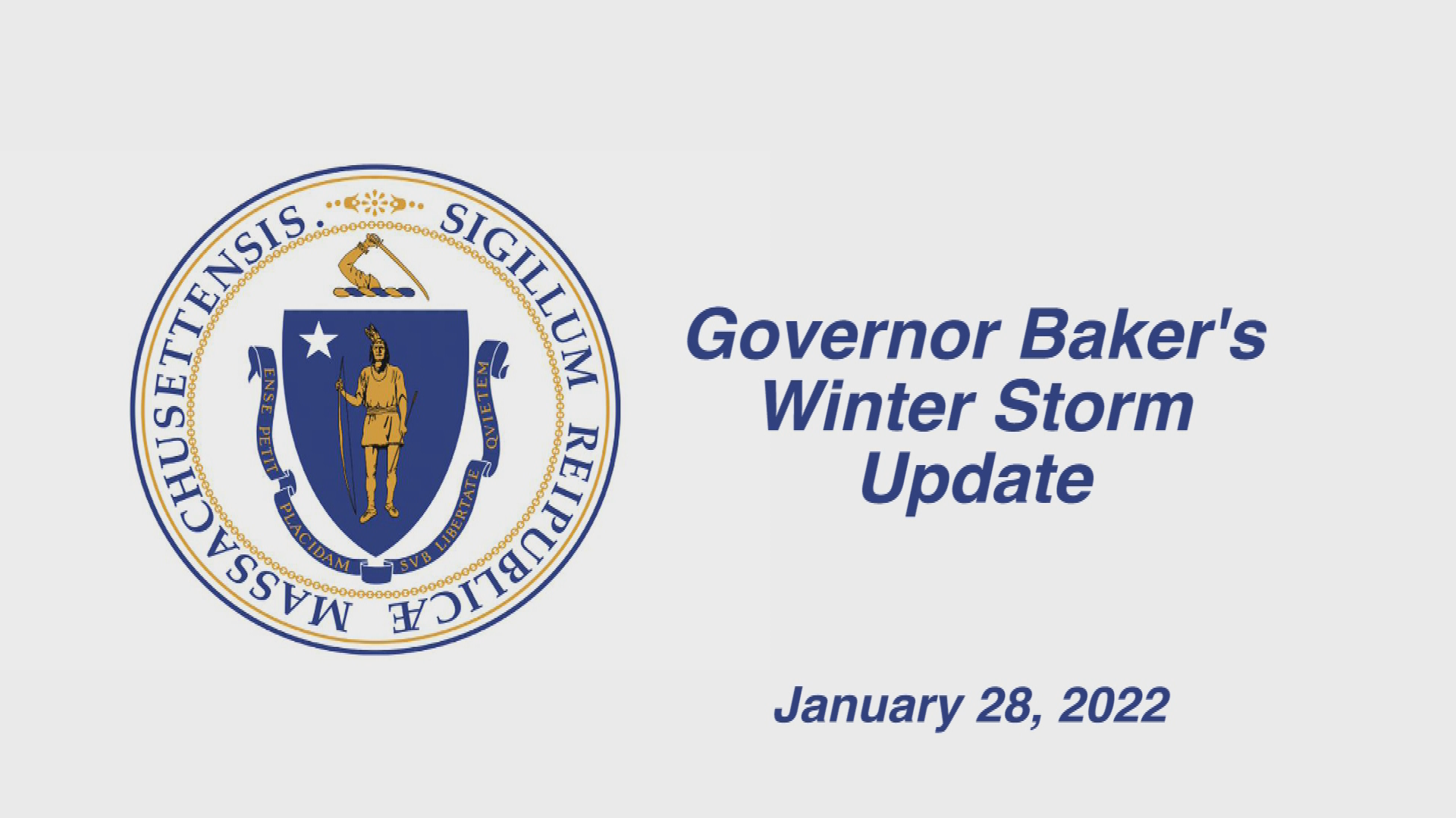 Thumbnail image for Governor's Storm Update, Jan. 28