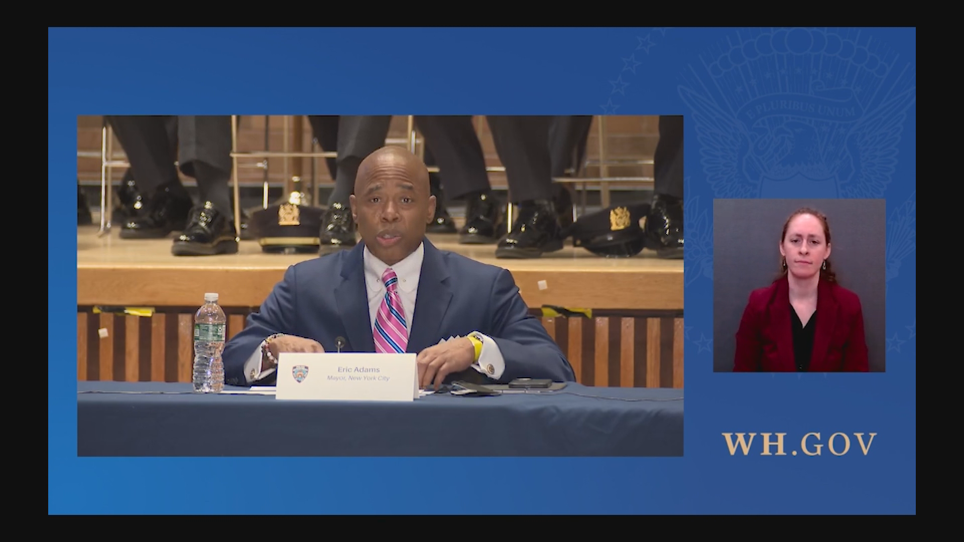 Thumbnail image for President Attends Gun Violence Strategies Mtg.