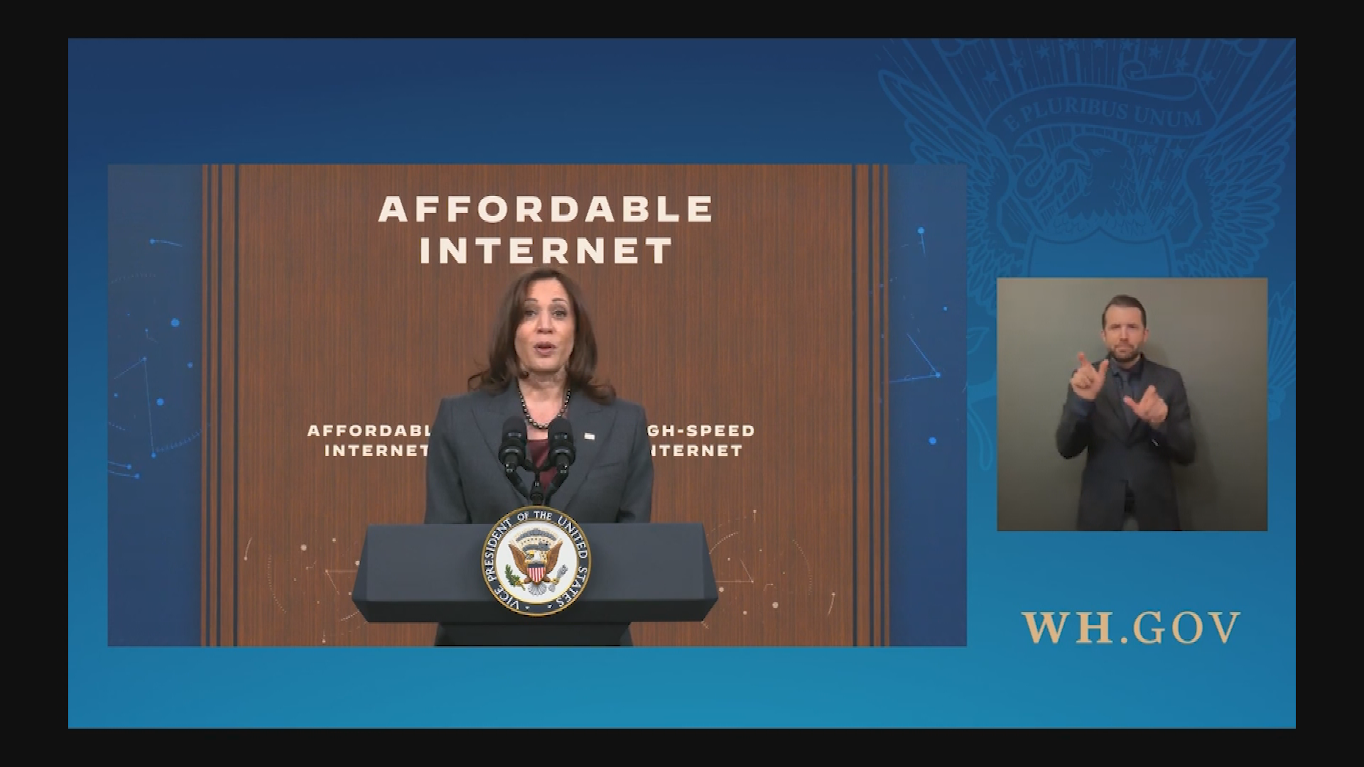 Thumbnail image for VP Harris on Affordabe Internet