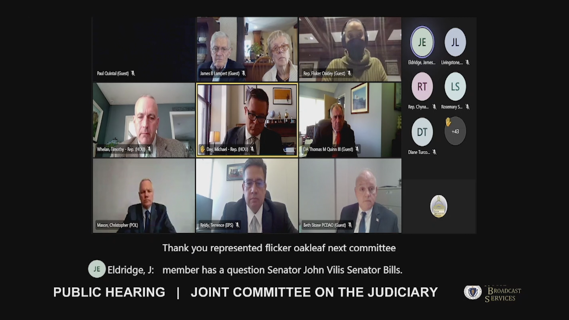 Thumbnail image for MA Committee on Judiciary, Feb. 15