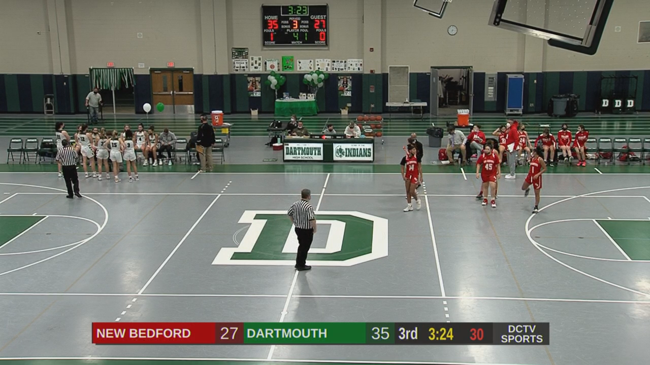 Thumbnail image for Girls Basketball: NB at Dartmouth