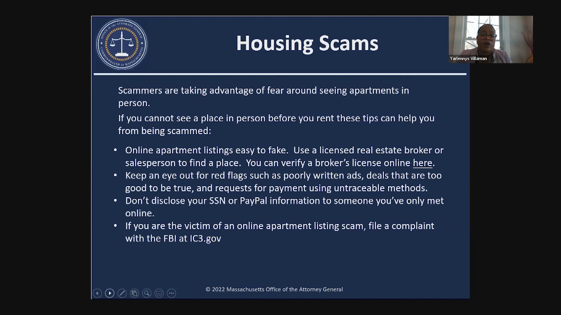 Thumbnail image for MA Economic Webinar: Housing Rights