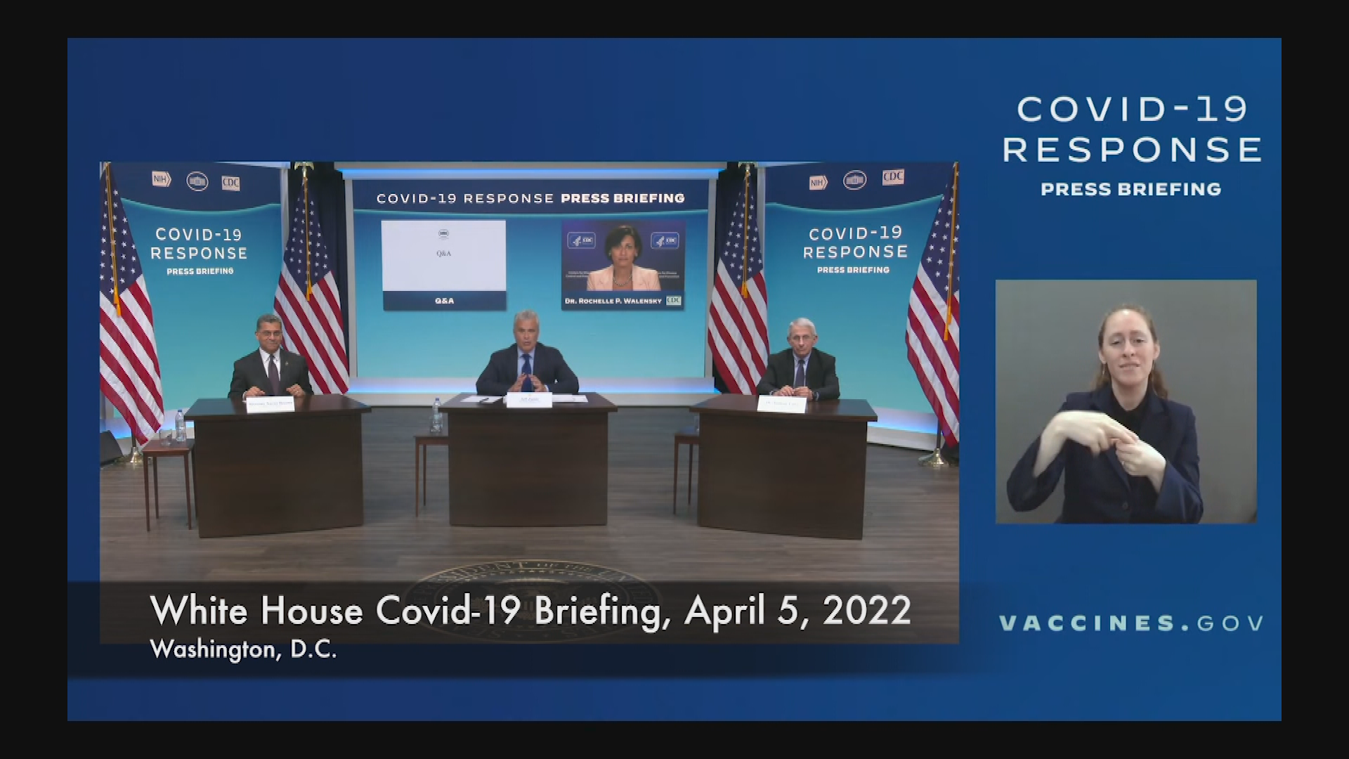 Thumbnail image for White House COVID-19 Update, April 5