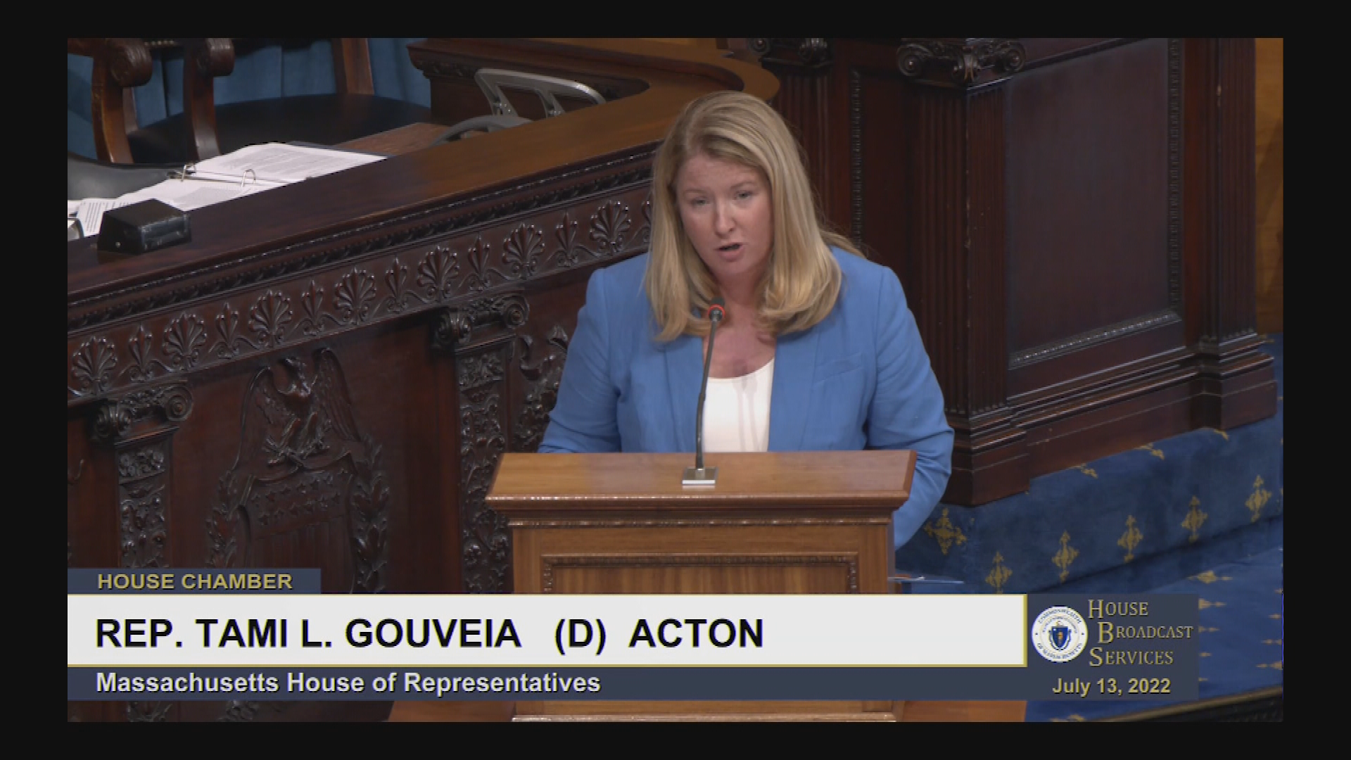 Thumbnail image for MA House of Representatives, July 13