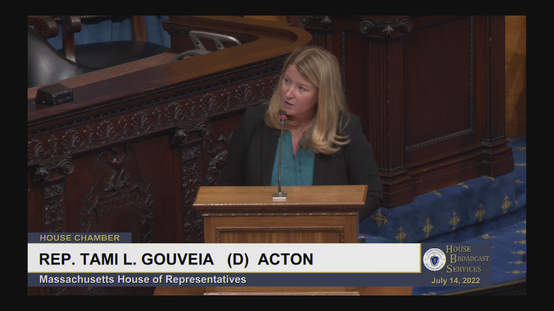 Thumbnail image for MA House of Representatives, July 14
