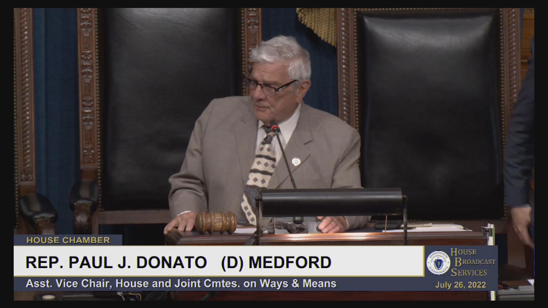 Thumbnail image for MA House of Representatives, July 25-26