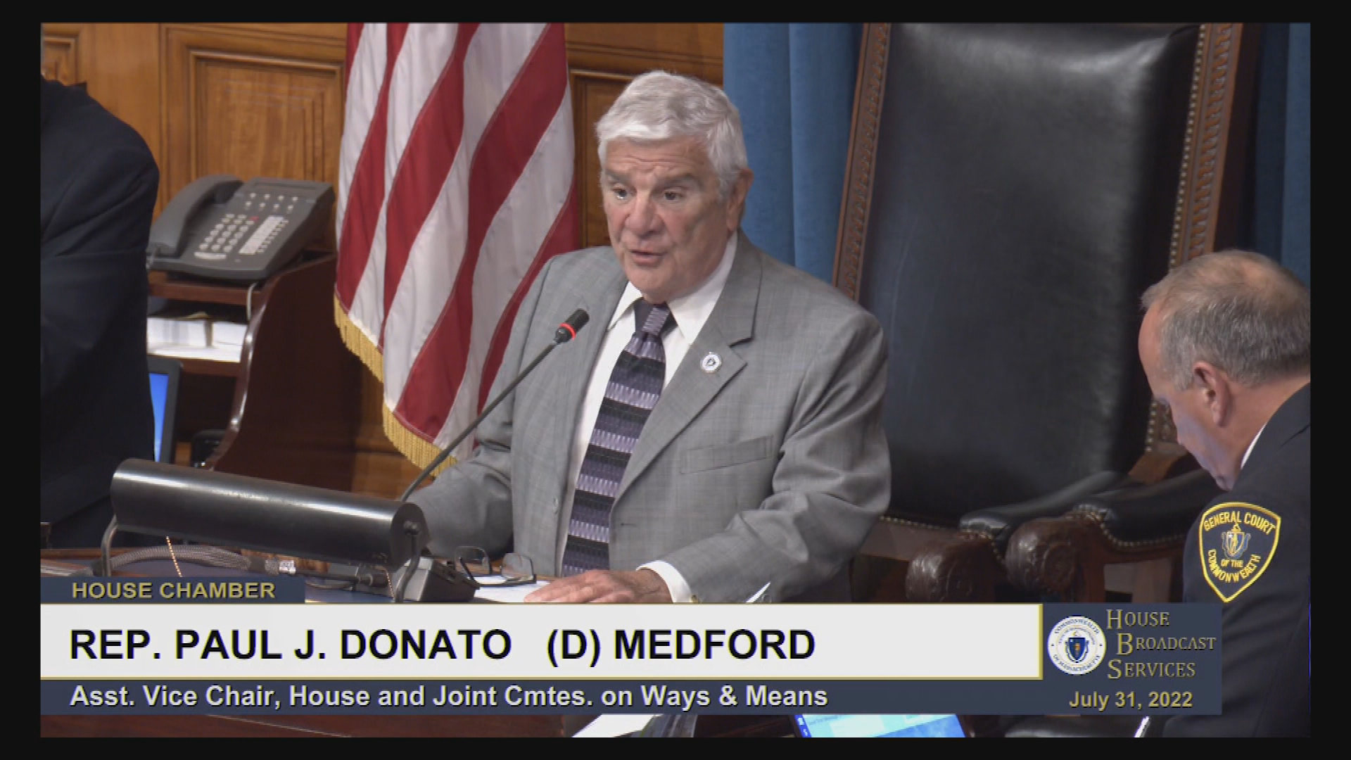 Thumbnail image for MA House of Representatives, July 31 part 1